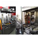 High Power Grill Meat Fast and Efficientlys Doner Kebab Shop Shawarma Making