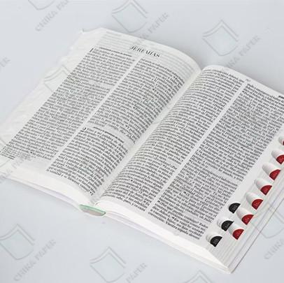 Buy cheap Virgin Wood Pulp 4 color Parchment Printed Bible Paper from wholesalers