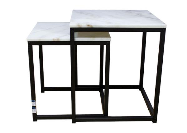 Buy cheap Knock Down 10KG H45CM Black Nesting Tables from wholesalers