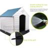 Buy cheap eco-friendly pet house outdoor plastic dog house, pet house folding plastic dog house, Removable Dog House Plastic Three from wholesalers
