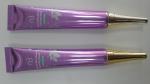 Needle Nose Eco Friendly Cosmetic Packaging Tube With Long Electroplated Cap