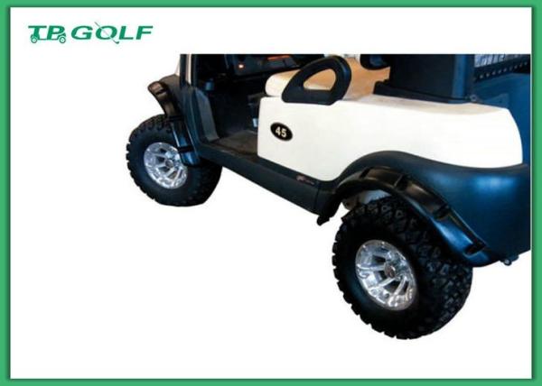 Wide Golf Cart Fender Flares Heavy Duty Textured Plastic Material Customized