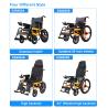 Buy cheap Outdoor Electric Medical Transport Wheelchair 24V 12Ah Battery Folding from wholesalers
