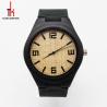 Buy cheap Men Minimalist Leather Watch / Black Leather Band Watches Create Your Own Brand from wholesalers
