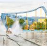 Buy cheap 16 Persons Theme Park Roller Coaster Rides Kids Fun Fair Games Color Customized from wholesalers