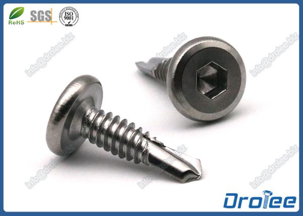 Buy cheap 304/316/410 Stainless Steel Hex Socket Pancake Head Self-drilling Screws from wholesalers