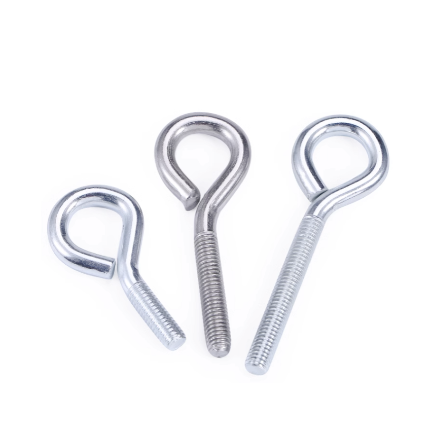 Custom Grade 8 8.8 M12 35mm Large Eye Bolt in Carbon Steel for Heavy Duty Applications