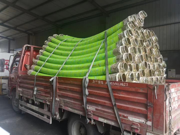 Flexible Concrete Mixer Parts Wear Resisting 6 Inch Concrete Pump Rubber Hose