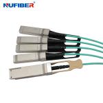 High Quality 100G QSFP28 AOC Cable 10m 33ft Active Optical QSFP28 to 4x SFP28