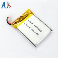 Buy cheap OEM / ODM Lithium Lithium Ion Polymer Battery LiPo 3.7v 300mah product