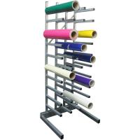 Buy cheap Industrial Metal Vinyl Roll Storage Rack product
