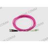 Buy cheap 10GB LC to ST Duplex Multi Mode OM4 Violet Fiber Optic Ftth Cable from wholesalers