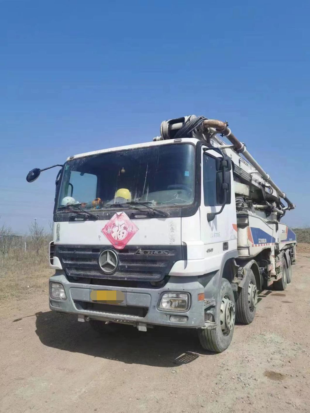 Boom Pump Zoomlion 52 Meter Used Concrete Mixer Machine