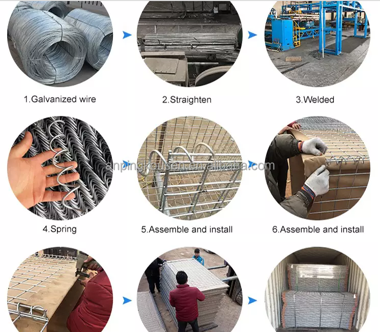 4.0mm-5.0mm Wire Gauge Welded Mesh Gabion Barrier Perfect for Defense and Blast Wall