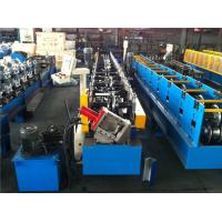 Buy cheap Guide Pillar Metal Sheet Forming Machine , Purlin Roll Forming Machine By Chain product