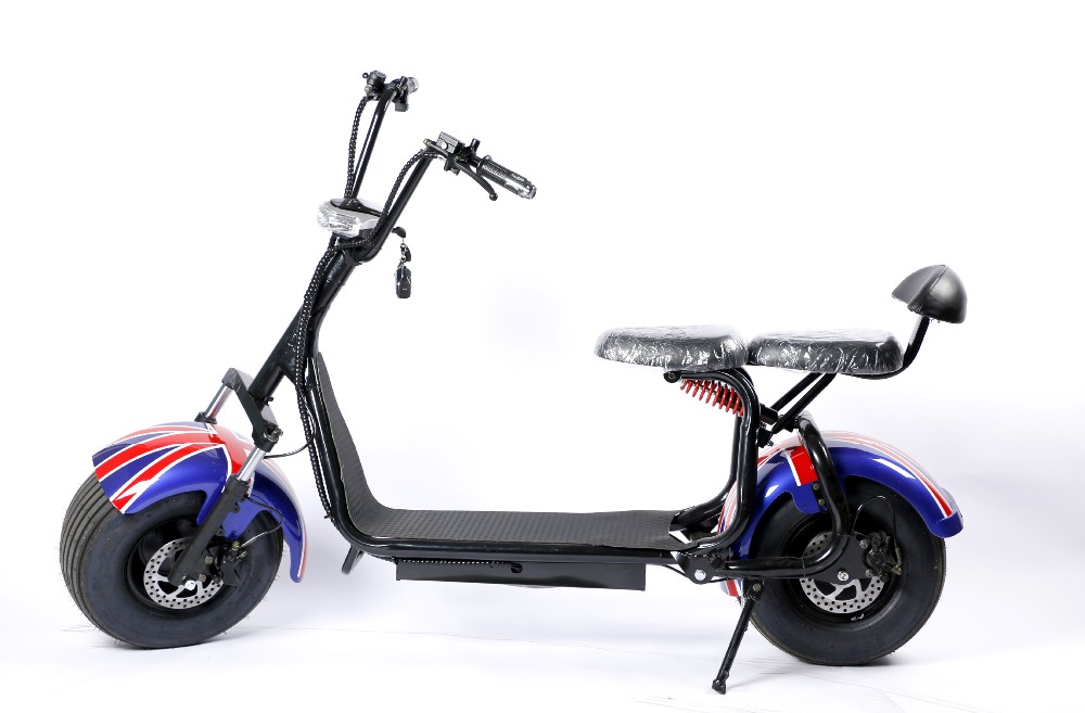 XWZ-H002 1000W 60V 12Ah Lithium Battery Electric Scooter Citycoco for City Travel