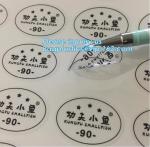 Die Cut Foil stamping, Waterproof Vinyl PVC Custom Logo Sticker Label, matte