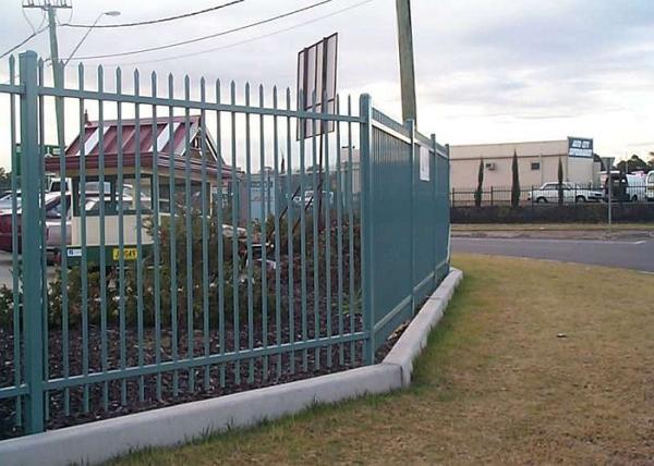 Buy cheap Security Steel Tube Fence Panels Easy Maintenance Spear Top Sliding Gate from wholesalers