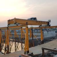 Buy cheap Iso Low Headroom Double Girder Overhead Travelling Crane For Construction product