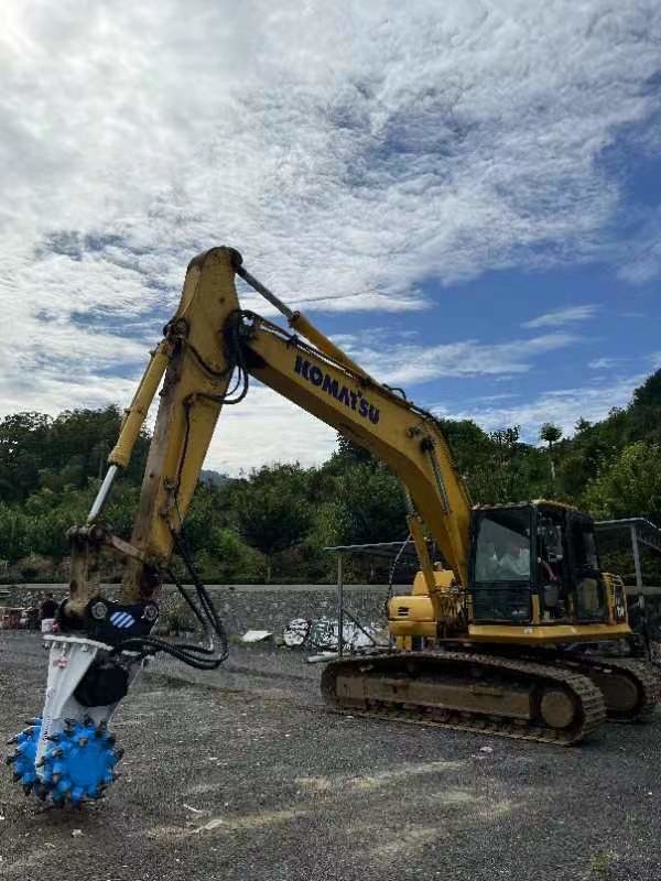 Crawler Excavator Attachment Hydraulic Drum Cutter For 5-50 Ton EX200