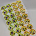 Buy cheap Oval Adhesive Label Stickers Rolls Sheets Synthetic CMYK Pp Sticker Paper from wholesalers