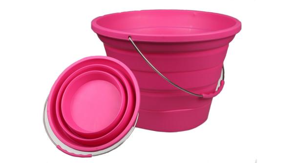 Buy cheap Virson OEM camping foldable bucket silicone water folding bucket collapsible bucket from wholesalers