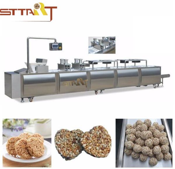 Buy cheap Siemens PLC Control Energy Bar Manufacturing Equipment / Cereal Bar Forming Machine from wholesalers