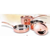 Buy cheap Copper cookware set milk pot,sauce pot,5Pcs Tri-ply material SHXYY-01-1 product