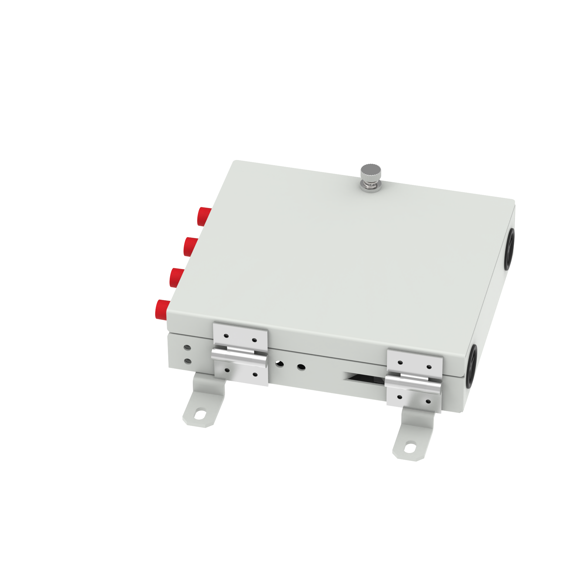 5- FC UPC Type 4 Cores Fiber Optic FTTH Terminal Box Ideal for Network FTTH Solutions
