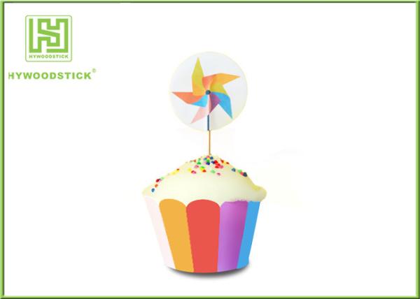 Buy cheap Colorful Cake Decoration Toppers With Lovely Paper Retirement Cupcake Picks from wholesalers