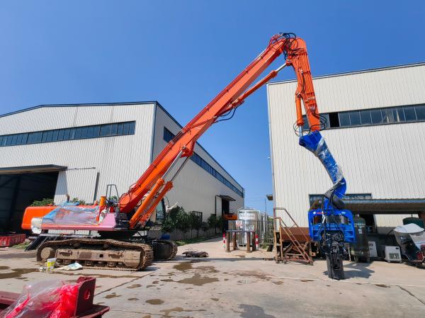 Buy cheap 12M Max Pile Length Solar Pile Driver With 1900 Kg Hammer Weight from wholesalers