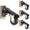 Buy cheap Set of 4 2.5 Inch Workbench Kit Heavy Duty Retractable Side Mount Durable Caster Wheels from wholesalers