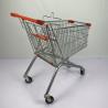 Buy cheap European Style 125L Q195 Steel Supermarket Trolley Cart With Child Seat from wholesalers