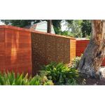 Garden Chain Link Aluminum Privacy Fence Slats Artistic 6ft Height
