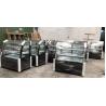 Buy cheap 1.8m Black Color Cake Showcase Stainless Steel Bakery Display Refrigerator from wholesalers