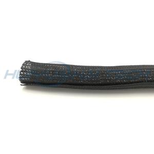 Buy cheap High Flexible PET Self Wrapping Split Braided Sleeving Against Abrasion from wholesalers