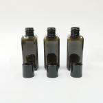 Silkprint 30ml 1oz Oil Serum PET Plastic Bottles With Press Cap
