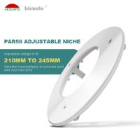 Buy cheap PAR56 Small Concrete Swimming Pool Light Housing ABS Cover Ultra Flat Wire Out product