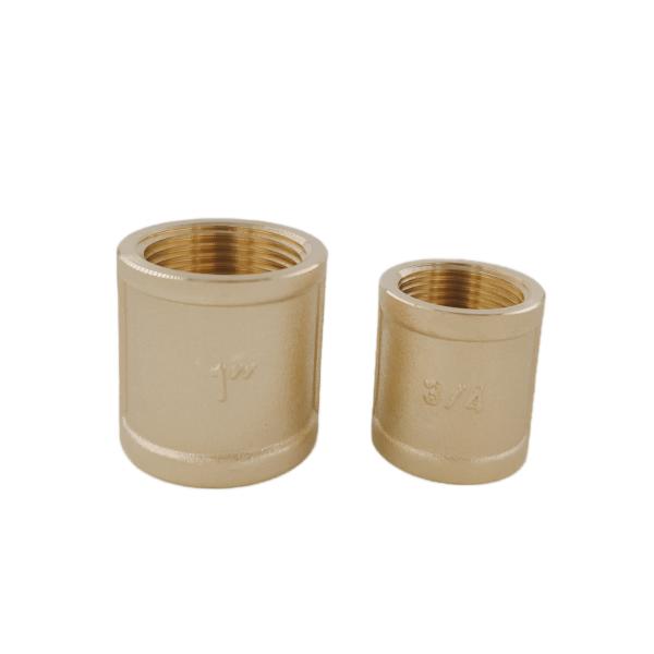 Buy cheap EN 10226-1 Thread Straight Brass Pipe Fittings Brass F/F connect from wholesalers