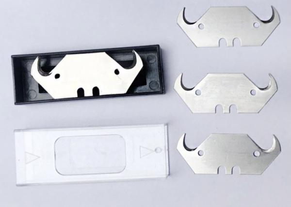 Buy cheap 18mm 0.5mm Small Utility Knife Blades SK5 Goat Horn Shaped from wholesalers