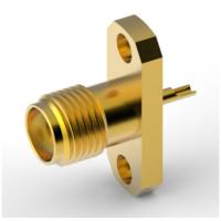 Buy cheap SMA Straight Jack type 2 Hole Flange 50 Ohm panel mouont Coaxial LWR200 product