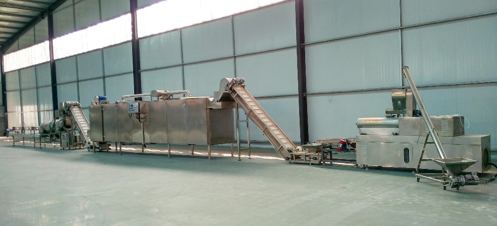 Full Automatic Silvery Multifunctional Extruder for Puff Rice Corn Sticks Manufacturin