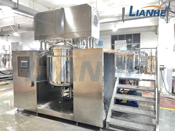 Buy cheap 1000L Toothpaste Vacuum Emulsifier Mixer Dispenser Powder Mixing from wholesalers