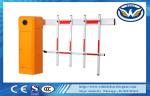 Auto Car parking gate barrier System , 60HZ / 50HZ Boom Barrier Gate RS485