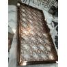 Buy cheap Colored Metal Laser Cut Panels stainless steel partitions For Facade Wall Cladding Curtain Wall Ceiling 201 304 316 from wholesalers