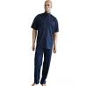 Buy cheap Navy Blue Summer Military Uniform Set 45 Wool 55 Polyester Blend Short Sleeve from wholesalers