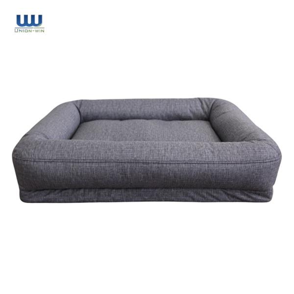 Buy cheap Memory Foam Dog Bolster Bed Base Orthopedic Machine Removable Cover from wholesalers