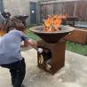 Buy cheap Outdoor 1200mm Diameter Cooking Plate Steel BBQ Grill Easy To Clean Corten Steel from wholesalers
