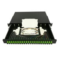 Buy cheap FTTH 12-24 Core SC/FC/ST/LC Rack Mount Splicing Fiber Optic Patch Panel product