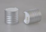 24mm Disc Top Cap , Black Plastic Bottle Caps Outer Aluminum Cover